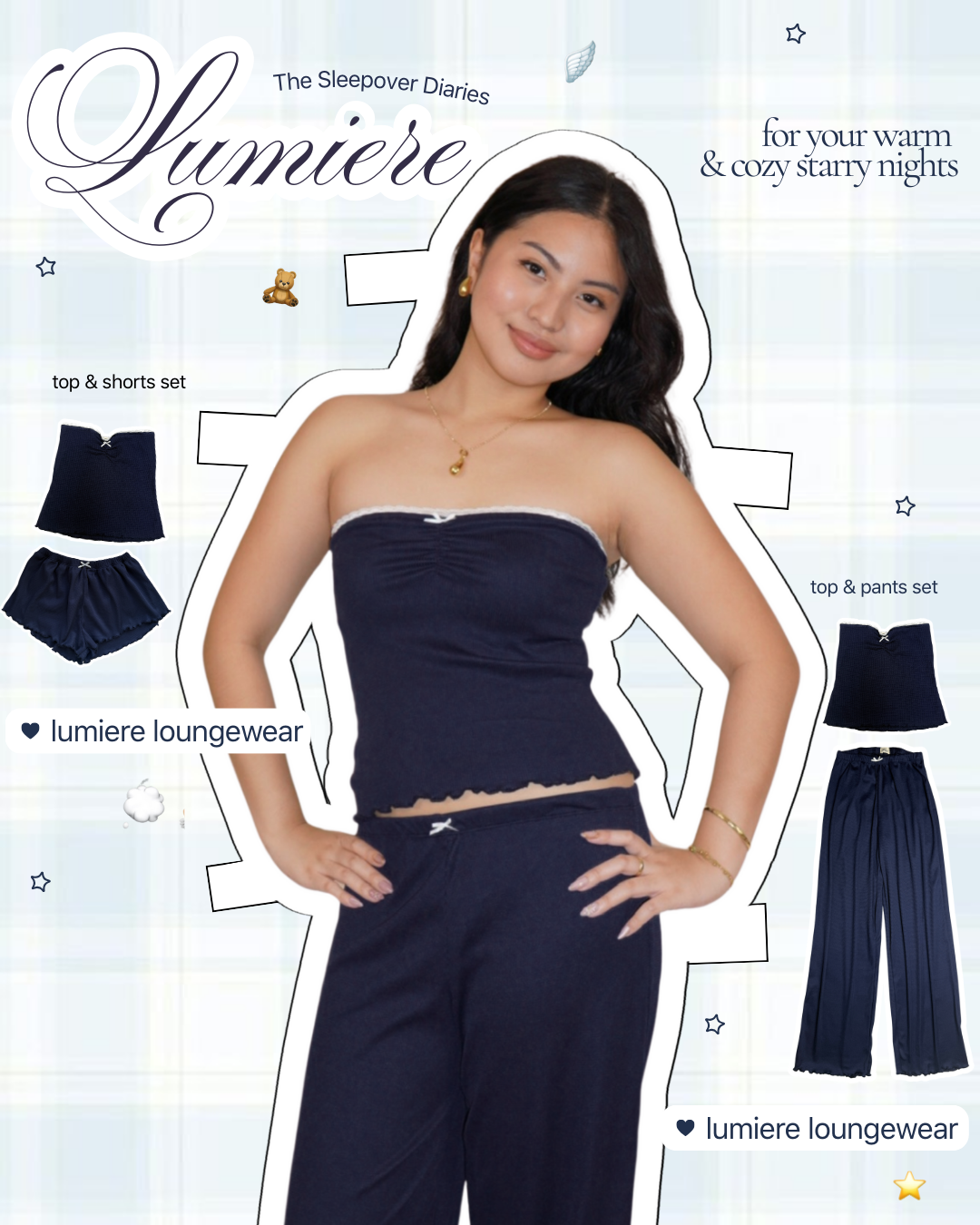 T󠁁󠁡󠁡he Sleepover Diaries: Loungewear Edition